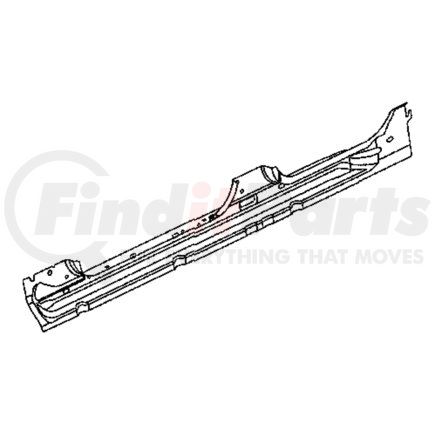 Chrysler 55362420AH Floor Sill - Passenger Side, Inner, fits 2007-2009 Chrysler Aspen