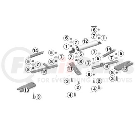 Fontaine ASYLWB736 LWB Sub-Assembly, 7.25" X 36"