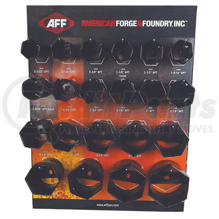 American Forge & Foundry 18560P 6 PT AXLE NUT SOCKET DISPLAY