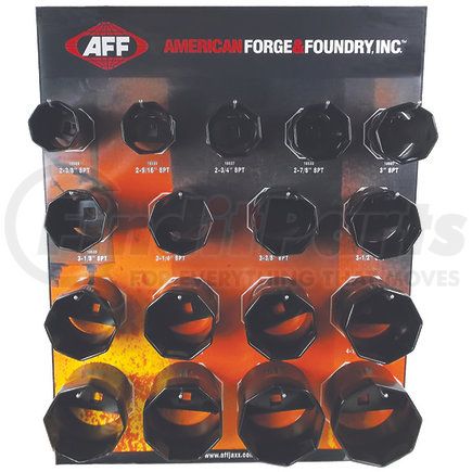 American Forge & Foundry 18580P 8 PT AXLE NUT SOCKET DISLAY