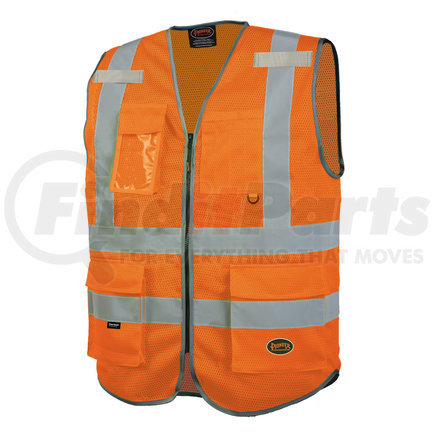 Pioneer Safety V1024850U-L Mesh 9-Pocket Safety Vest