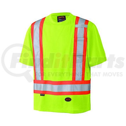 Pioneer Safety V1051160U-S Birdseye Safety T-Shirt