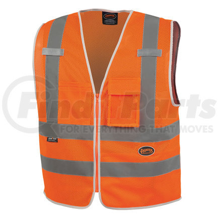 Pioneer Safety V1025250U-M Mesh 8-Pocket Safety Vest