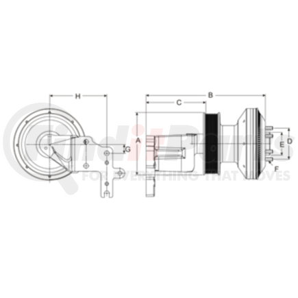 Horton 99A9512 DM Advantage Fan Clutch