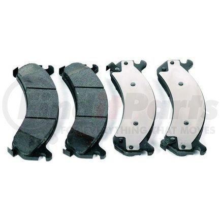 Performance Friction 0784.12 Carbon Metallic Disc Brake Pad Set, Slotted, Rust Resistant, Mechanical Wear Sensor