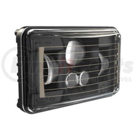 J.W. Speaker 0552651 12-24V DOT/ECE LED RHT Low Beam Heated Headlight with Black Bezel