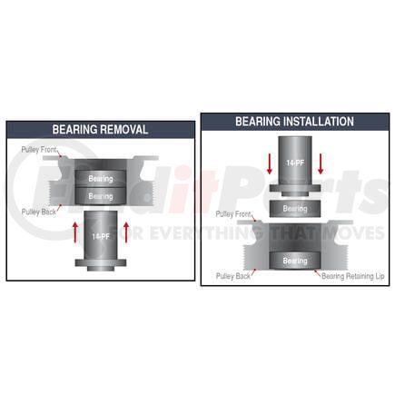 Kit Masters 14-PF Press Fixture, 6209 Bearing