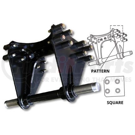 Power10 Parts SM-100 Mack Trunnion Stand Assembly, Square