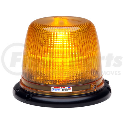 Whelen Engineering L41AP LED Beacon, SAE Class 1, Permanent (Amber)