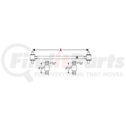 Hendrickson 67428-470 - PAX TORQUE ROD 18.50 IN REAR + Cross Reference ...