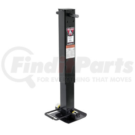 Redneck Trailer 182701TC Landing Gear Leg - Bulldog 25K Tw" Cam Spring Loaded Sidewind Dropleg Jack 12.5" Lift