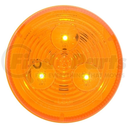 Redneck Trailer MCL-57AB Lighting Accessory Parts - Optronics Amber LED 2 1/2" Mrk/Clr Light