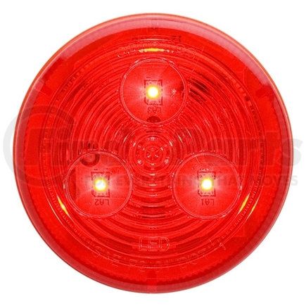 Redneck Trailer MCL-57RB Lighting Accessory Parts - Optronics Red LED 2 1/2" Mrk/Clr Light