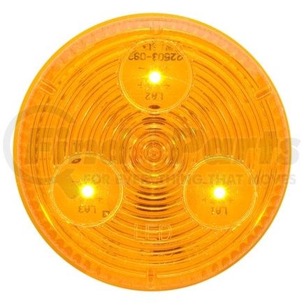 Redneck Trailer MCL-55AB Lighting Accessory Parts - Optronics Amber LED 2" Round Mrk/Clr Light