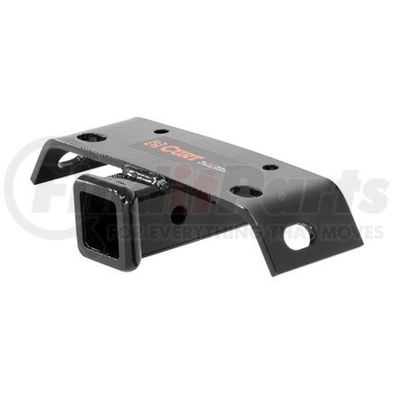 Redneck Trailer E-3S Step Bumper Hitch - Black, 2" Receiver Tube, 14" Width (Side To Side), 5000 lbs. GTW / 500 lbs. TW