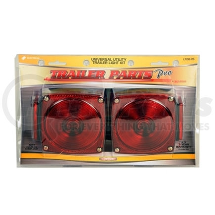 Redneck Trailer LT08-115 Lighting Accessory Parts - Redline Incandescent Trailer Light Kit Under 80" Wide