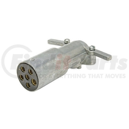 Redneck Trailer S603 6-Way Round Zinc Trailer End Connector