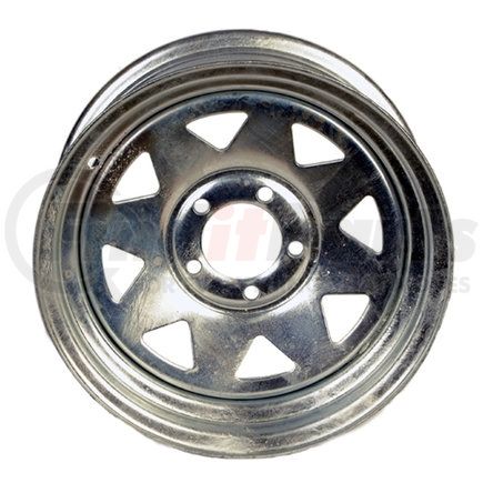 Redneck Trailer WH156-5GVS Wheel - 15 x 6 Galv Spoke Wheel 545