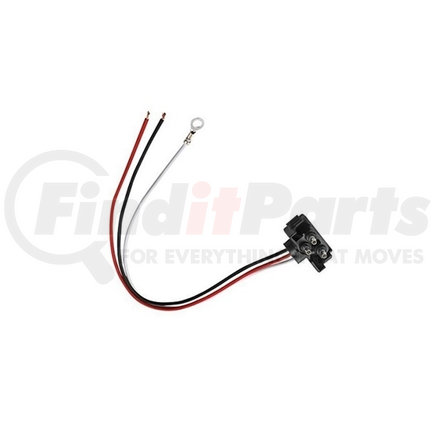 Redneck Trailer A-47PB Lighting Accessory Parts - Optronics 3-Wire Pigtail with 90° Angle Plug