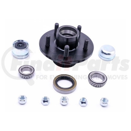 Trailer Parts Pro H84545BX Redline 5 on 4.5in Hub Kit For 3.5K Axles