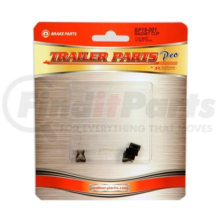 Trailer Parts Pro BP19-001 Redline Magnet Retainer Clips for Most 10in & 12in Brakes