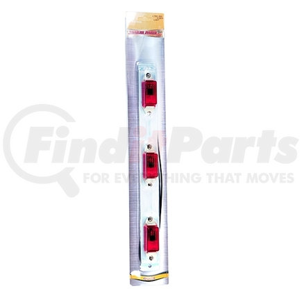 Trailer Parts Pro LT01-300 Redline Red 3-Piece Identification Light Bar