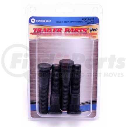 Trailer Parts Pro RG03-120 Redline 5/8 x 3 1/8 Drive-in Studs