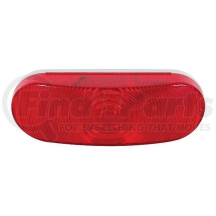 Redneck Trailer ST-70RB Lighting Accessory Parts - Optronics Red 6" Oval S/T/T Light