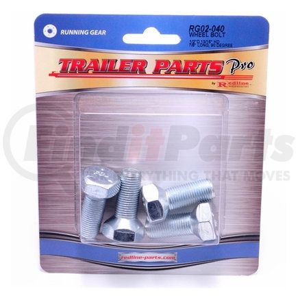 Trailer Parts Pro RG02-040 Redline 1/2 in Wheel Bolts