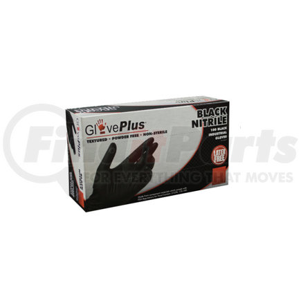 Ammex Gloves GPNB49100XXL GlovePlus Nitrile Industrial Latex Free Disposable Gloves | Black | 5-6 mils | XXL | Box of 100