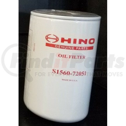 Hino S156072051 Oil Filter Element