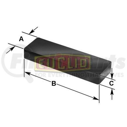 Euclid E-1331 Spring End Pad, Rubber