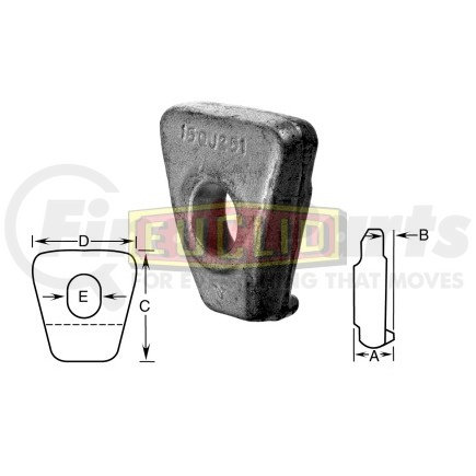 Euclid E-6053 Euclid Wheel Rim Clamp