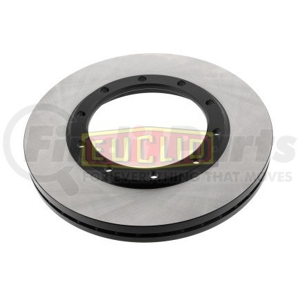 Euclid E-14738 Disc Brake Rotor - 15.38 in. Outside Diameter, Hat Shaped Rotor