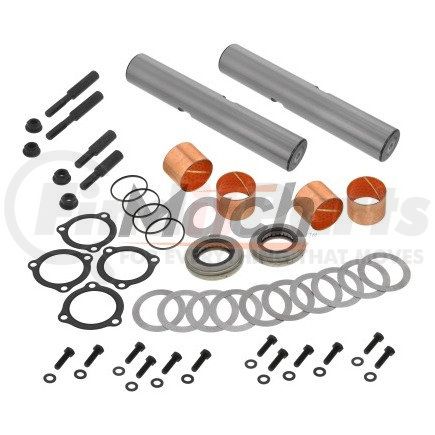 Mach G-201319 Steering King Pin Repair Kit - Composite Bushing, 1.794" Dia., 10.395" Length, Double Draw Key