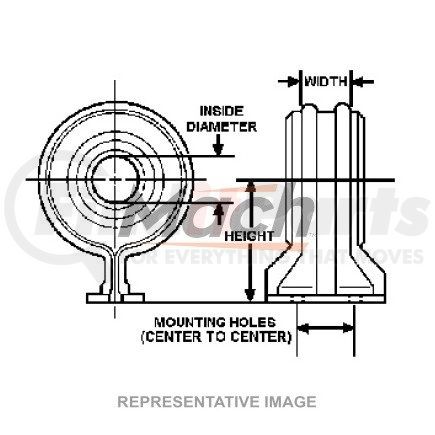 Mach GCB210875 1X SUPPORT BRKT