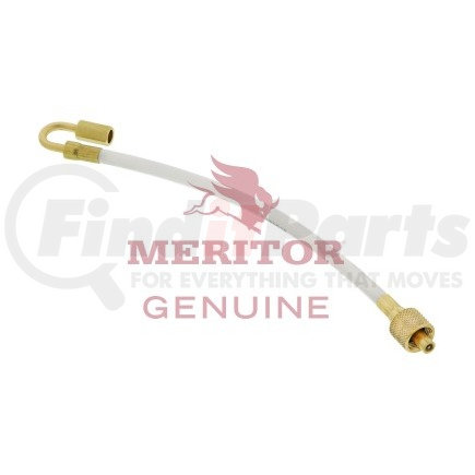 Meritor 3136400 Tire Inflation System Hose - 11.5 in. Length, Short Flex Hose, for 17.5 in. Wheels