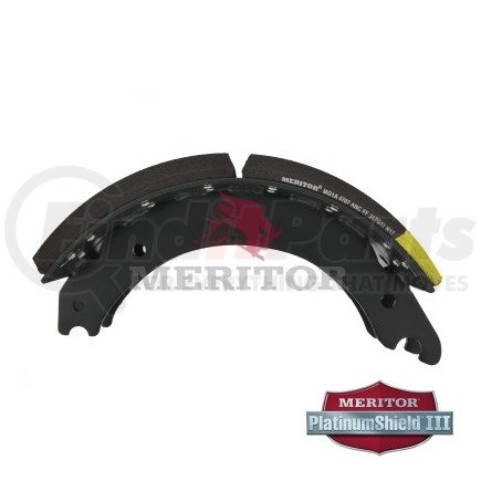 Meritor XSMG14707QP Drum Brake Shoe Kit - 7.00" Width, Platinum Shield III Coating, for 16.50" Brake