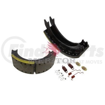 Meritor KEG24719E Drum Brake Shoe Kit - 16.50" Dia., 5.00" Width, Black Dip Coating