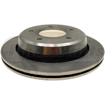 ACDelco 18A656A Disc Brake Rotor - 5 Lug Holes, Non-Coated, Plain Vented, Rear