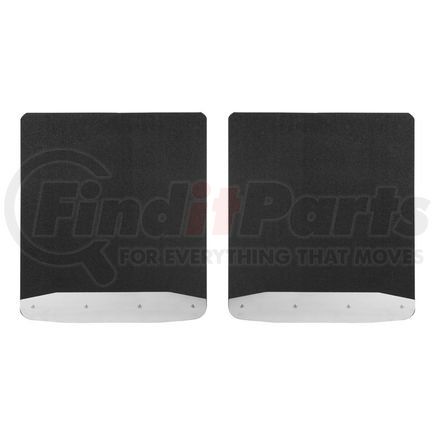 Luverne 251724 Rear Dually 20" x 23" Rubber Mud Guards, Select Ford F-350, F-450 (2 Flaps)