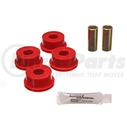 Energy Suspension 37106R Track Arm Bushing Set; Red; Rear; Performance Polyurethane;