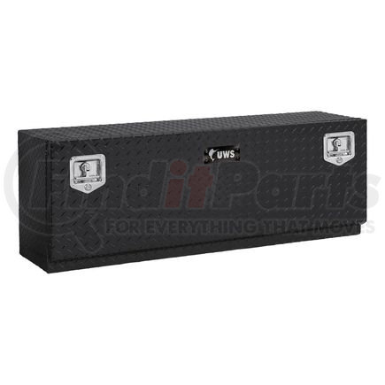 UWS TBTS-60-BLK - gloss black aluminum 60" single-door topside truck tool box (ltl shipping only) | gloss black aluminum 60" single-door topside truck tool box (ltl shipping only) | truck tool box