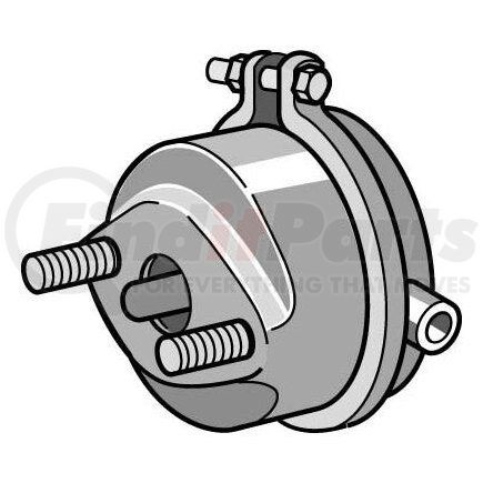 Bendix II30618 Air Brake Chamber - T24, 270 Degree Clamp Angle, 2.25 Inch Stroke, M16 Ports