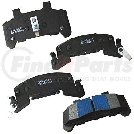 Bendix SBM289 Stop Ceramic Disc Pad Set