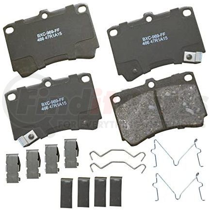 Bendix SBC466 Stop Ceramic Disc Pad Set