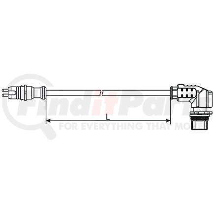 WABCO 4497230230 Air Brake Cable - Electronic Braking System Connecting Cable