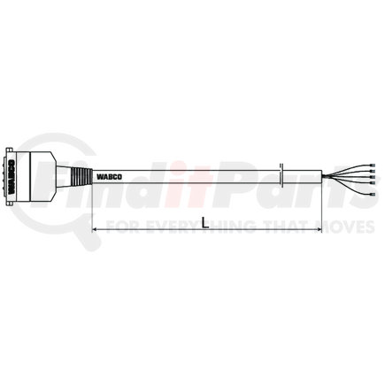 WABCO 4493321400 - connecting cable