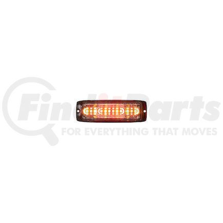 Buyers Products 8890306 Strobe Light - 5 inches Amber/Red, LED, Ultra Thin Wide Angle