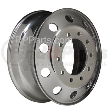 TRP AW2258LBN XTR Polish 22.5x8.25 Hub-Pilot Wheel, Aluminum, Fit for Kenworth, Peterbilt